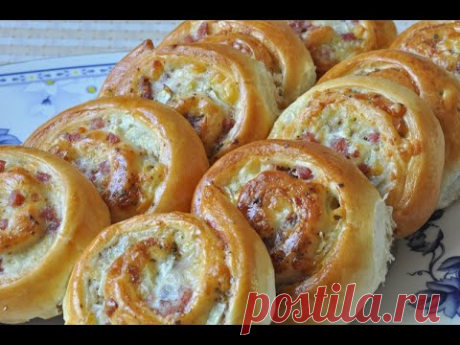 МИНИ ПИЦЦА. СУПЕР БУЛОЧКИ С НАЧИНКОЙ - НЕ СЛАДКИЕ.