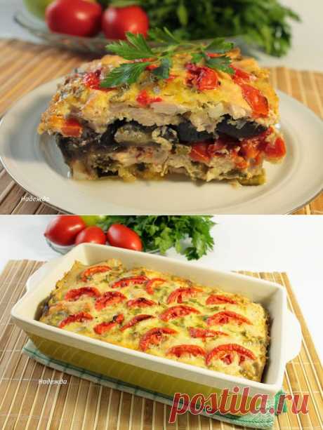 Куриное филе - запекаем с овощами.