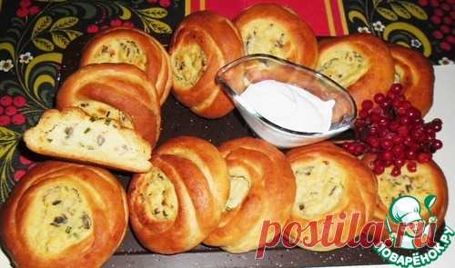 Ватрушки с картофелем и грибами – кулинарный рецепт