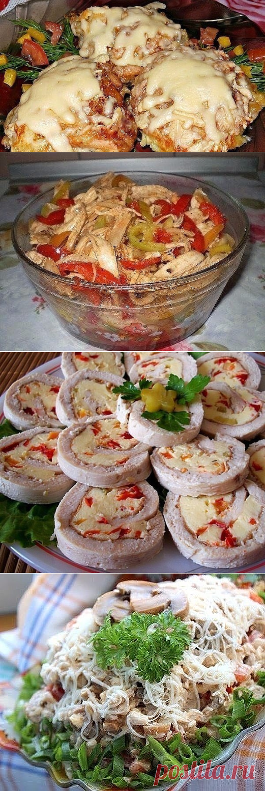 25 рецептов с куриным филе