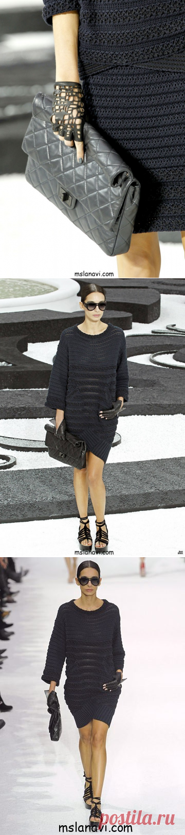 Вязаное платье от Шанель | Вяжем с Лана Ви