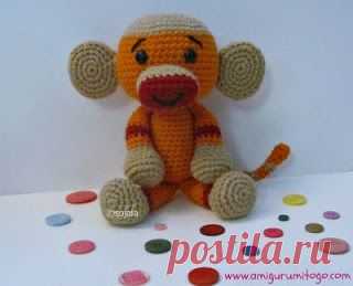 Sock Monkey Free Crochet Pattern ~ Amigurumi To Go