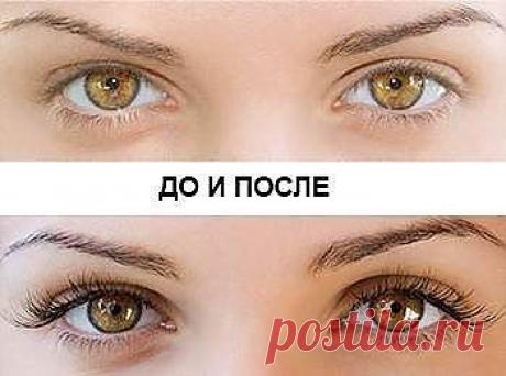 Длинные реснички за неделю