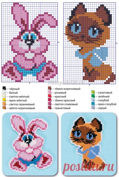 Магниты с вышивкой - Поделки из нитей и пряжи - Материалы поделок - Каталог статей - Классные поделки