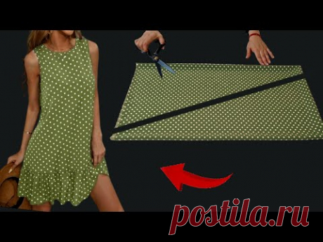 🍁Only 1.3 meter Fabric♥️ Very Easy Cut in 5 minute and Sew only 10 minute ✂️ For Beginners Sewing