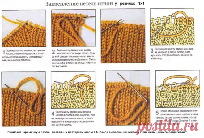 Подсказки для вязания спицами - в картинках! Процессы работы в вязании спицами! | Юлия Жданова | Дзен