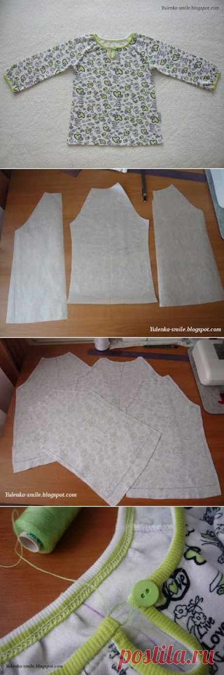 Буковки про тряпочки :): Как я шью трикотажные вещички...