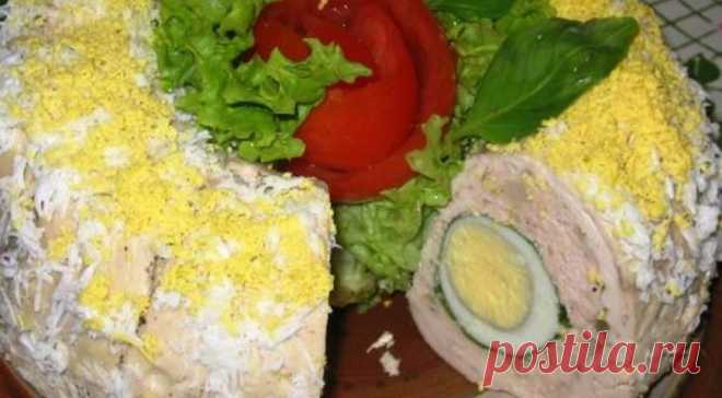 Куриный рулет 