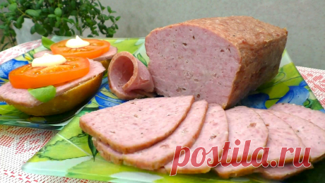 Мясной хлеб, самый простой и вкусный рецепт колбасы без оболочки.
