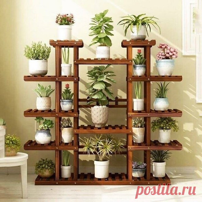 Полочки для цветов - красота!