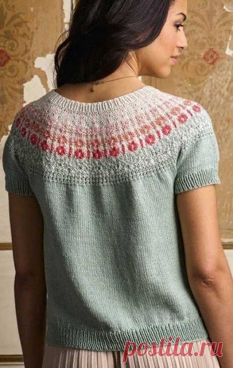 Кофточка Hollyhock от Caroline Birkett