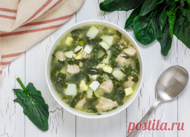 ЗЕЛЕНЫЙ БОРЩ СО ШПИНАТОМ
ИНГРЕДИЕНТЫ:
(на 3-х литровую кастрюлю)
картофель - 4 шт
мясо - 300 гр.
шпинат - 150 гр.
лук - 1/2
растительное масло - 1-2 ст.л.
лимонный сок - 4 ст.л.
яйцо вареное - 4 шт.
соль