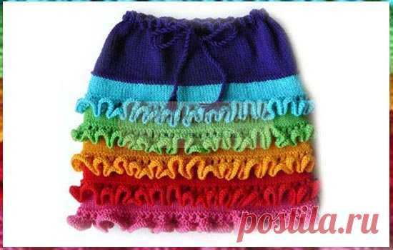 Вязание юбки для девочки. ТОП - 20 идей с фото, схемами и описанием