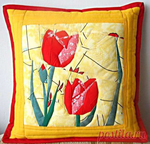 Лоскутные подушки. Подборка-2..
