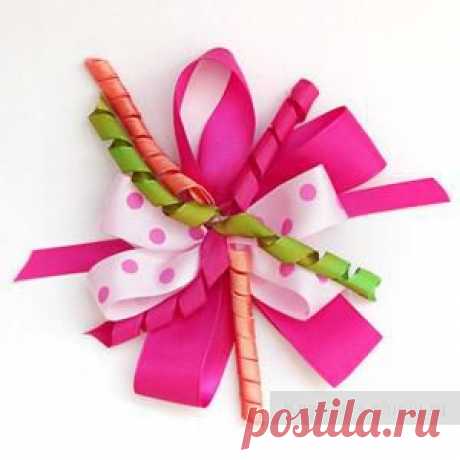 Заколки, банты для волос своими руками для девочек / Цветы из ткани, крючком, своими руками, мастер классы. Канзаши / КлуКлу. Рукоделие - бисероплетение, квиллинг, вышивка крестом, вязание
