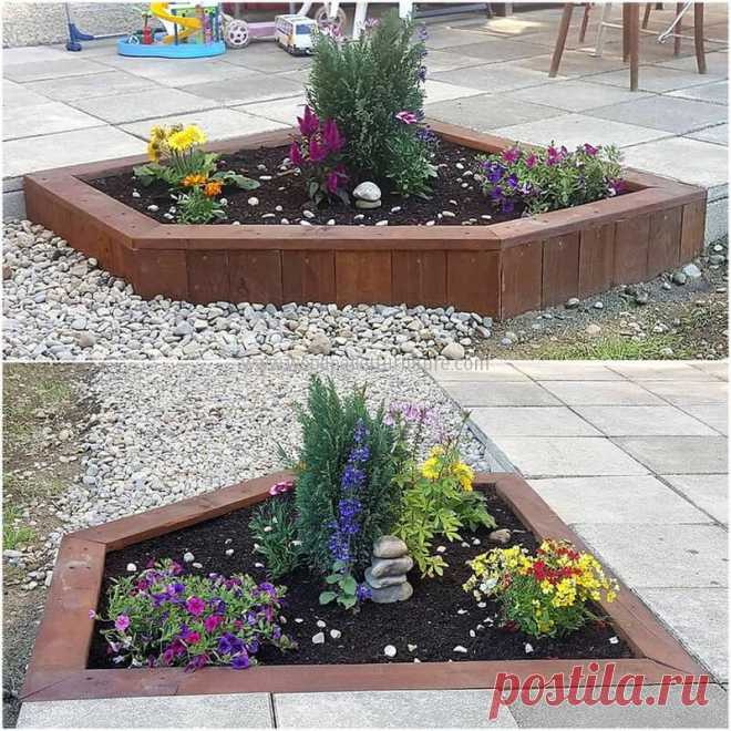 The Smart Wisdom Of Pallets Recycling | Garden is a good place to arrange seating area because there is greenery and flowers all around, but it is not enough to plant the flowers. The garden needs to be adorned properly, so here is a plant fence idea to decorate the garden in an impressive way.