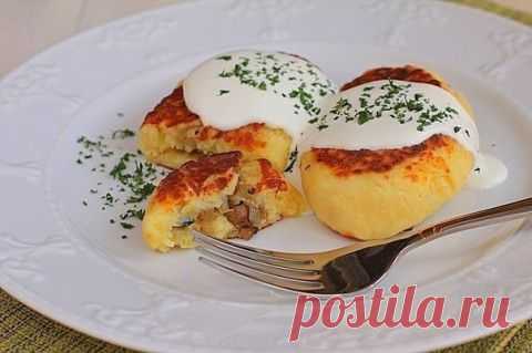 Картофельные зразы с грибами. | Банк кулинарных рецептов
