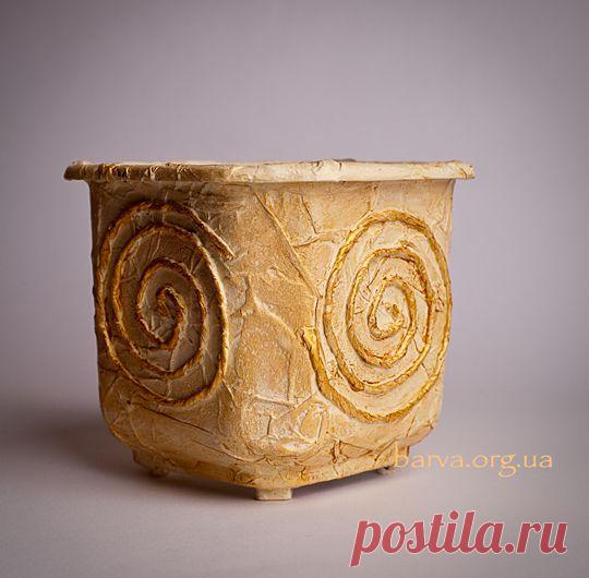 Декор предметов газетой | Умелые ручки