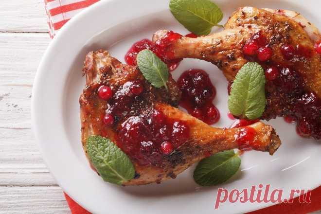 Окорочка в ягодном маринаде. Главная осенняя ягода: всё о калине