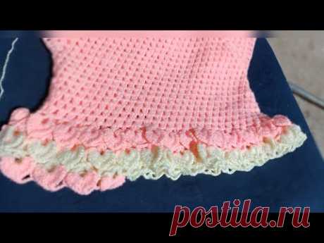 vestido tejido a crochet
