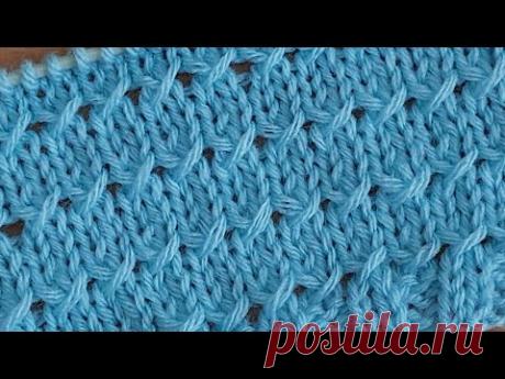 Лёгкий узор спицами для жилета, детского платья.