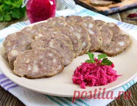 Печеночная колбаса в домашних условиях - рецепт приготовления с фото от Maggi.ru
