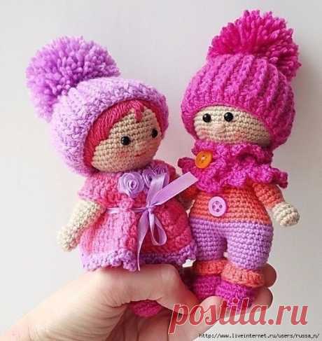 Вязанные крючком куколки