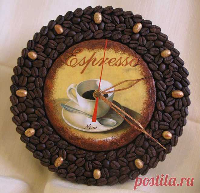 Кофейные часы. Мастер-классы и много интересных идей.