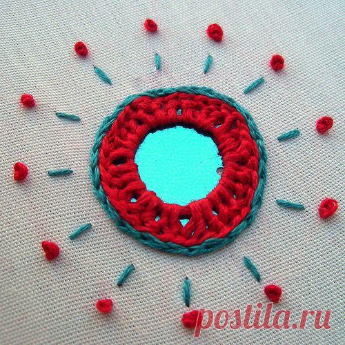 Вышивка шиша..