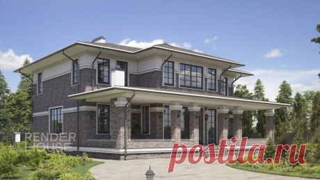 Проект дома Веймар — цена строительства под ключ в компании Render House