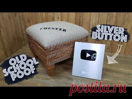 ПУФ ОЛДСКУЛ сделать своими руками МЕБЕЛЬ банкетка