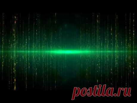 4K 10:00 min. Green Matrix Glowing Motion Background 2160p Efect