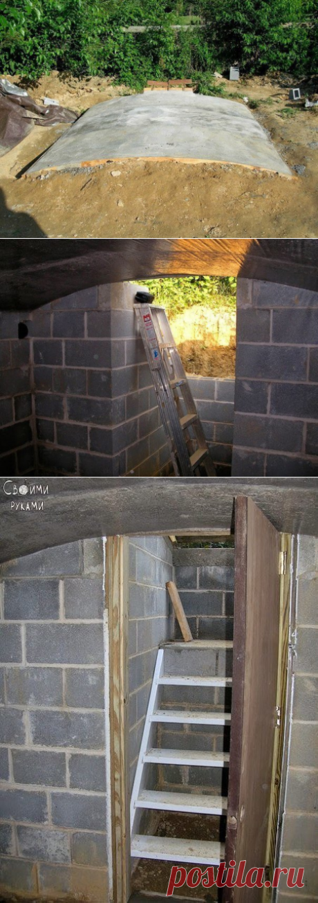 Отличный погреб на даче своими руками — Сделай сам, идеи для творчества - DIY Ideas
