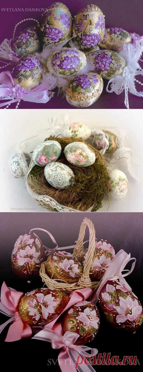 Пасхальные яйца Светланы Данковой - Домашний hand-made