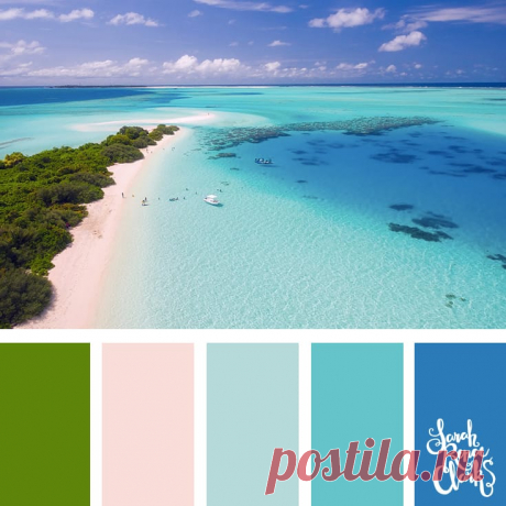 25 Color Palettes Inspired by Beautiful Landscapes | Inspiring color schemes by Sarah Renae Clark  Прекрасные пейзажи вход 1