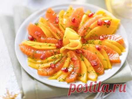 Рецепт сашими из лосося и манго | Eat Smarter USA