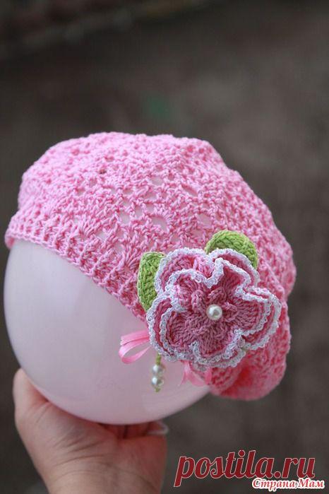 Берет веерочками. Автор Гульнара. Мастер класс. - Страна Мам