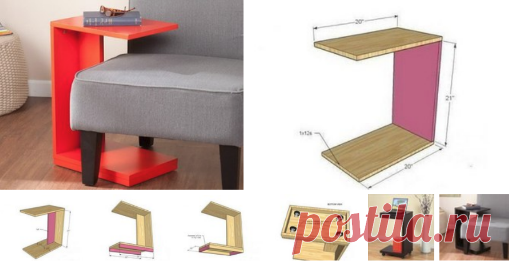 Нестандартный журнальный столик своими руками