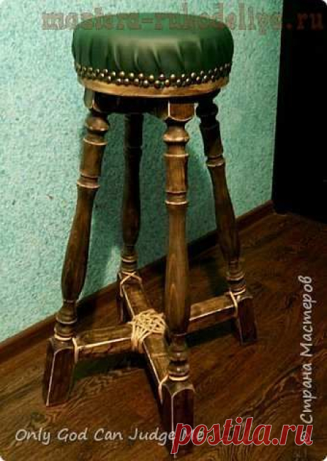 Мастер-класс: Антикварный стульчик в стиле кантри