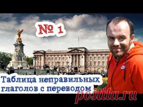 Таблица неправильных глаголов с переводом и транскрипцией Часть 1