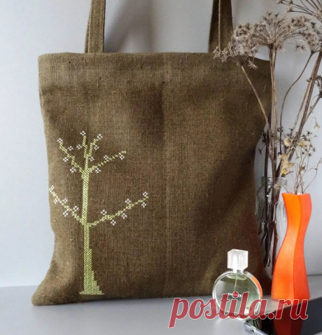 Сумки из мешковины… 50 идей! Да ещё какие…