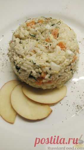 Рецепт: Салат с рисом и курицей на RussianFood.com