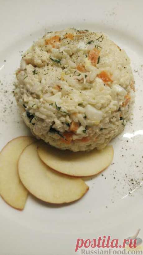 Рецепт: Салат с рисом и курицей на RussianFood.com