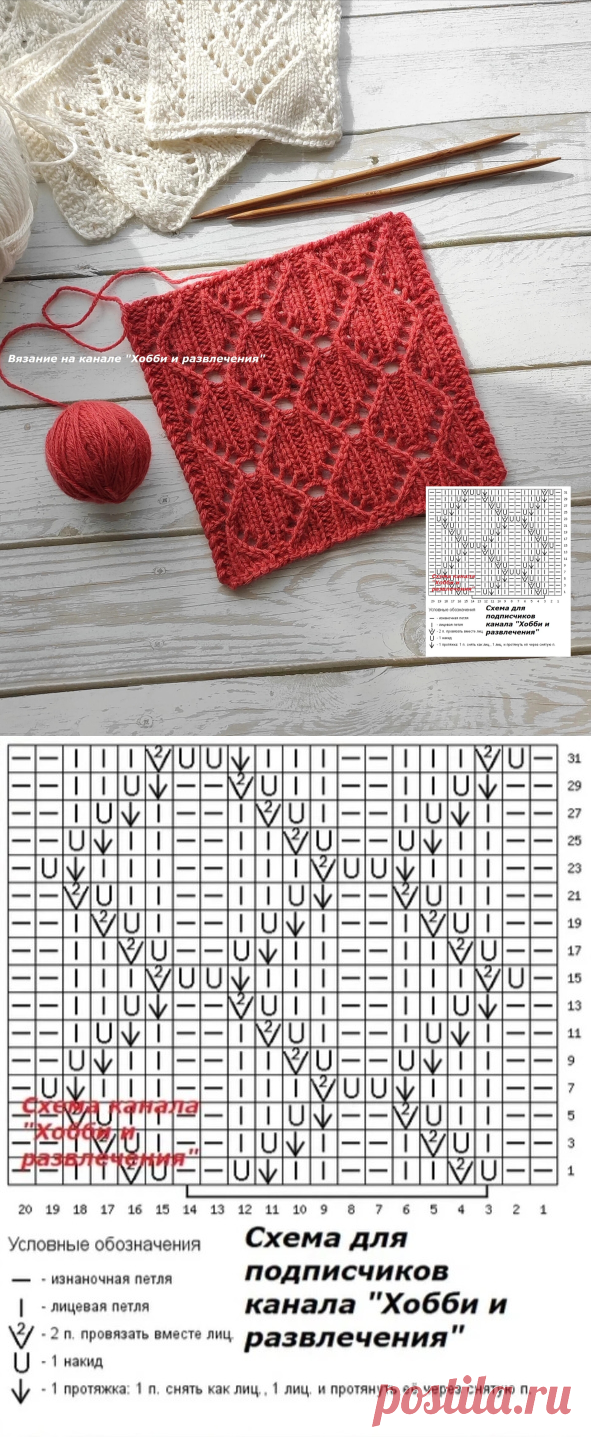 Схема с геометрическим рисунком