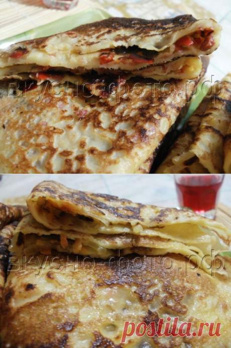 Блины с припеком.