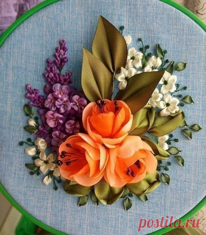 Восхитительная вышивка лентами: идеи и приемы — DIYIdeas