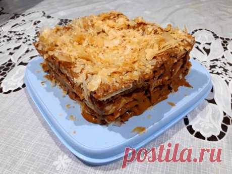 Быстрый слоеный торт с творожным сыром рецепт с фото пошагово - 1000.menu