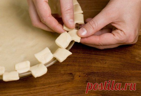 5 способов украшения пирога
