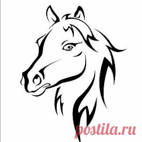 Использование трафарета лошади для новогоднего оформления