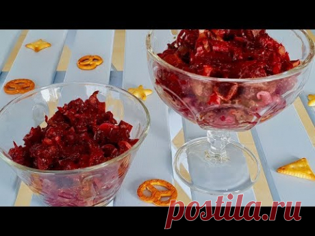 Все вкусно и быстро и только для вас!! Салат со свеклой и грибами. Рецепты салатов.
